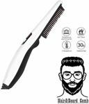  Is it too much time to take care of the beard before going to work? This hair straightener saves you most of your Is it too much time to take care of the beard before going to work? This hair straightener saves you most of your time. It only takes 30 seconds to heat up quickly. Using thick comb teeth can make your beard soft and sleek and lasting! time. It only takes 30 seconds to heat up quickly. Using thick comb teeth can make your beard soft and sleek and lasting!