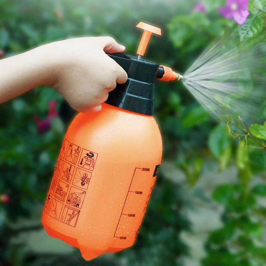 Picture of Garden Pump Pressure Sprayer,Lawn Sprinkler,Water Mister,Spray Bottle For Herbicides, Pesticides, Fertilizers, Plants Flowers 2 Liter Capacity (1 Pcs) (Multicolor)