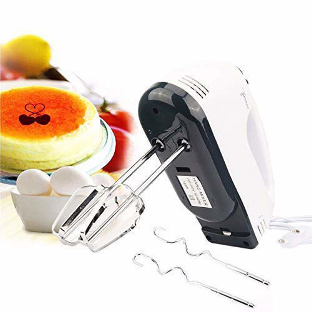 Picture of Cartburg Electric Hand Mixer Easy Mix-300w With 7 Speed Control & Detachable Stainless-Steel Finish Beater & Whisker.
