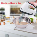Picture of Cartburg Electric Hand Mixer Easy Mix-300w With 7 Speed Control & Detachable Stainless-Steel Finish Beater & Whisker.