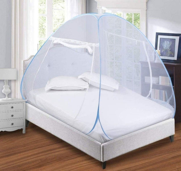 Picture of Classic Mosquito Net, Double Bed King Size Bed, Foldable