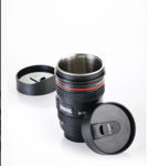 Picture of Camera Lens Shaped Coffee Mug Flask With Lid