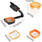 Picture of 5 In 1 Multifunction Vegetable Cutter Manual Dicer With Container Box
