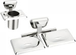 Picture of 2 Pieces Bathroom Accessories(1-Tumbler Holder,1-Double Soap Dish)-Briza Series