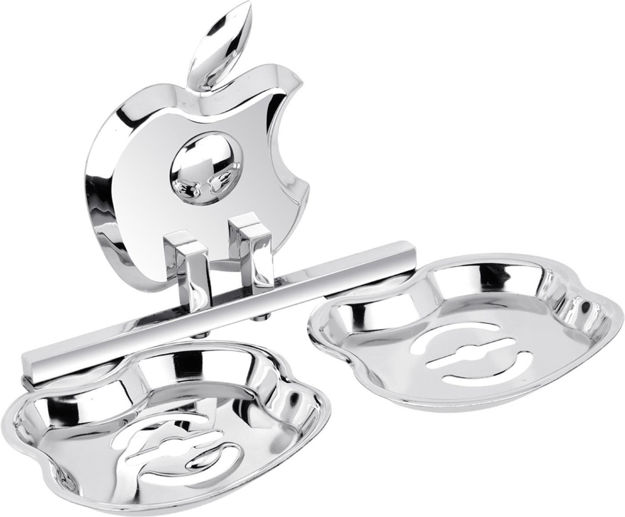 Picture of 304-Stainless Steel Double Soap Dish-Apple Series