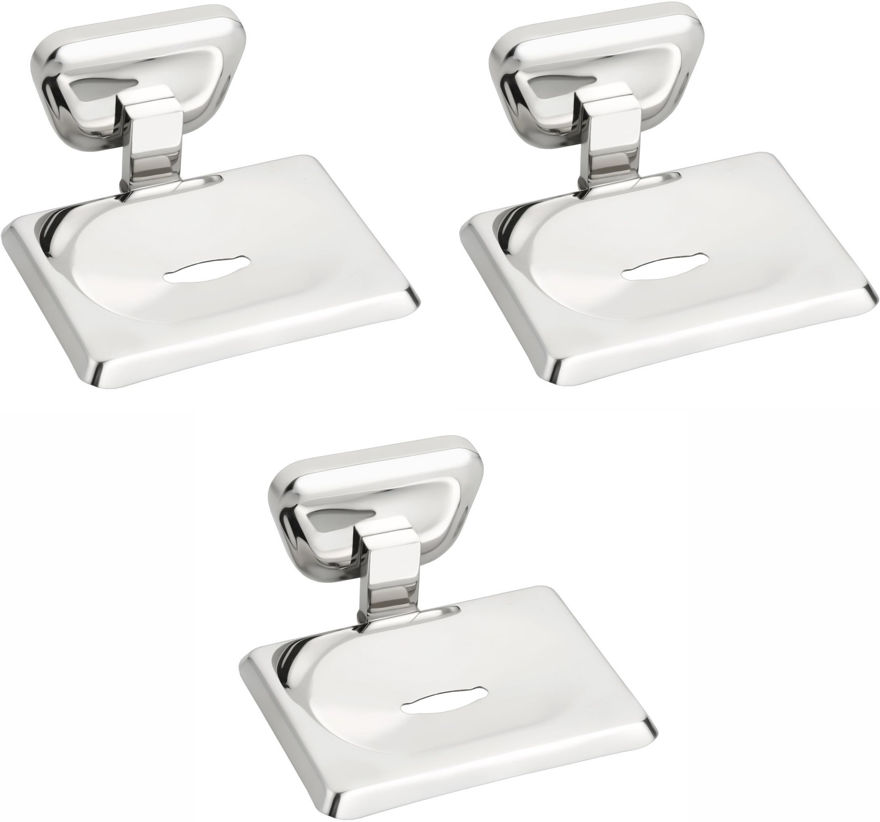 Picture of Set Of 3 Pieces Stainless Steel Soap Dish -
