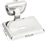 Picture of Set Of 3 Pieces Stainless Steel Soap Dish -