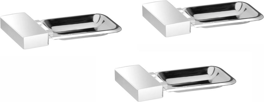 Picture of Set Of 3 Pieces 304-Stainless Steel Soap Dish -