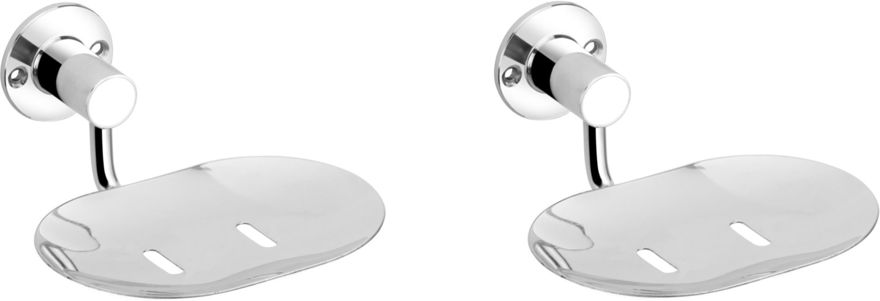 Picture of Set Of 2 Pieces Stainless Steel Heavy Soap Dish