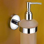 Picture of 304 Stainless steel Stand Glass Bottle Liquid Soap Dispenser For Kitchen And Wash basin