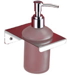 Picture of Aisi 304 Stainless Steel Stand Glass Bottle Liquid Soap, Shampoo, Hand Wash Dispenser