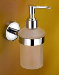 Picture of 304 Stainless Steel Stand Glass Bottle Liquid Soap Dispenser