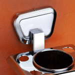 Picture of Stainless Steel Chrome Soap Dish With Toothbrush Holder Tumbler Holder Toothbrush Stand Tumbler Stand Bathroom Accessories