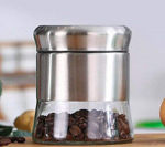 Picture of Crystal Clear Glass Jar Storage For Tea