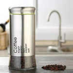 Picture of Crystal Clear Glass Jar Storage Foe Coffee
