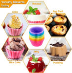 Picture of Silicon Cupcake Moulds ( Set Of 6)