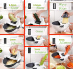 Picture of 9 In 1 Multi Functional Rotate Vegetable Cutter