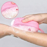 Picture of Silicon Bath Body Brush With Shampoo Dispenser