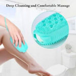 Picture of Silicon Bath Body Brush With Shampoo Dispenser