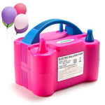 Picture of High Power Portable Dual Nozzle Electric Balloon Pump | (Blue, Pink)