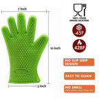 Picture of Silicone Anti-Scald Glove Microwave Oven Mitts Pot Holder