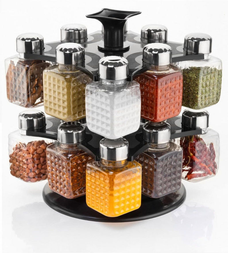 Picture of 16 Pc Square Spice Rack