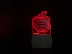 Picture of 3d Acrylic Apple Night Lamp