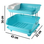 Picture of 2 Tier Dish Drainer Rack