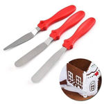 Picture of Steel Cake Icing Spatula 3 Pieces Set