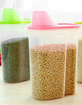 Picture of Cereal Dispenser Jar Storage Container Box With Lid