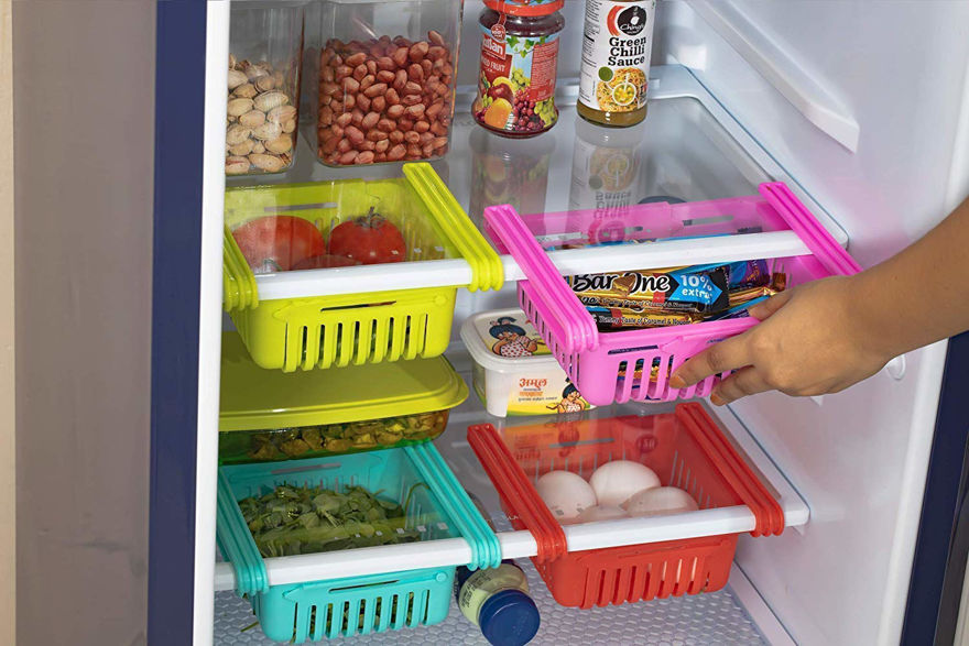 Picture of (Set Of 4) Refrigerator Sliding Bucket