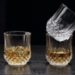 Picture of Crystal Diamond Design Glass Set For Water, Juice, Beer, Wine And All Cocktails (Set Of 6, 250ml)
