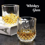 Picture of Crystal Diamond Design Glass Set For Water, Juice, Beer, Wine And All Cocktails (Set Of 6, 250ml)
