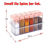 Picture of Spice Rack 6 Lid Container Set