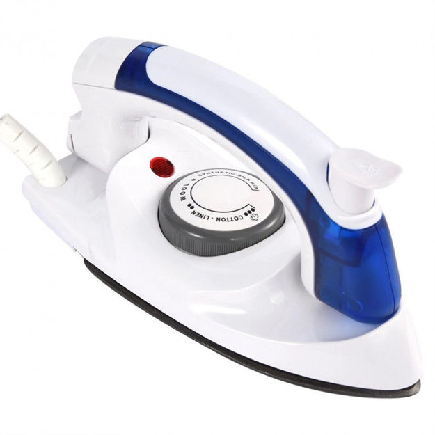 Picture of Travel Folding Handel Portable Powerful Mini Electrical Steam Iron Press,White