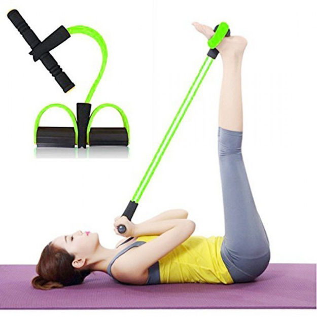 Picture of Pull Reducer Trimmer for Reducing Your Waistline and Burn Off Extra Calories, Arm Exercise, Tummy Fat Burner, Building Training, Waist Reducer Body Shaper, Toning Tube (Multi Color)