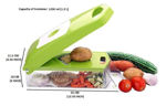 Picture of 12 In 1 Multipurpose Vegetable And Fruit Chopper Cutter For Home Kitchen, Fruit Grater Slicer Dicer, Chipper, Peeler, Hand Chipser
