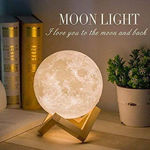 Picture of Color Moon Night Lamp Non-Rechargeable With Stand- 15cm
