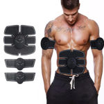 8PC Electric Muscle Toner EMS Simulator Wireless Belt ABS Butt Trainer US SHIP 