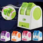 Picture of Portable Desktop Dual Bladeless Air Conditioner Usb Cooler Fan