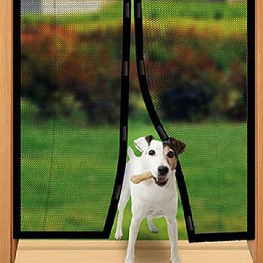 Picture of Mesh Screen Net Home Magnetic Anti Mosquito Door Curtain