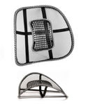Picture of Acupressure Chair Back Rest Car Seat Lumber Support Lumbar Support Lumbar Support (Black & Clear)