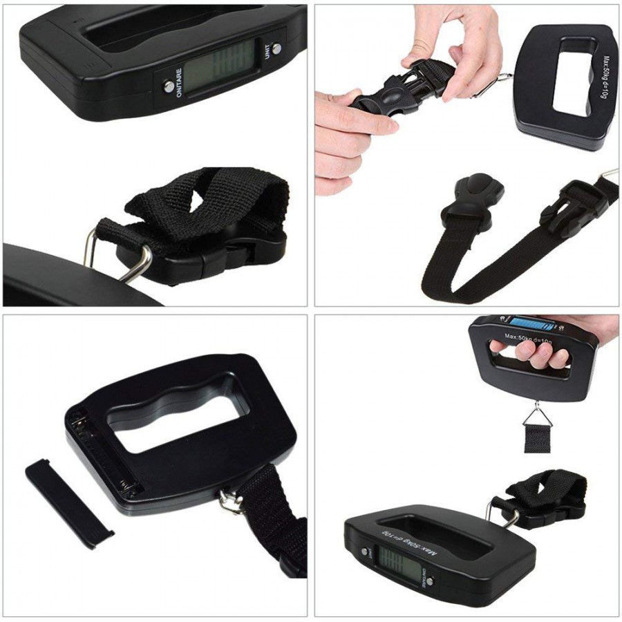 Weighing Scale Digital Heavy Duty Hand Gripped Portable Luggage Scale ...
