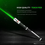 Picture of Green Multipurpose Laser Light Disco Pointer Pen Lazer Beam with Adjustable Antena Cap to Change Project Design for Presentation