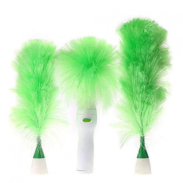 Hand-Held, Sward Go Dust Electric Feather Spin Motorized Cleaning Brush Set  Home