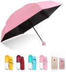 Picture of Ultra Lights And Small Mini Umbrella With Cute Capsule Case,5 Folding Compact Pocket Umbrella, Especially For Kids