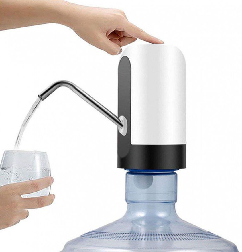 Picture of Automatic Wireless Water Can Dispenser Pump For 20 Litre Bottle Can/Portable & Rechargeable Electric Water Bottle Pump Dispenser With Usb Charging Cable For Home And Office