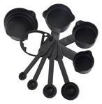 Picture of 8 Pcs Black Spoon Set