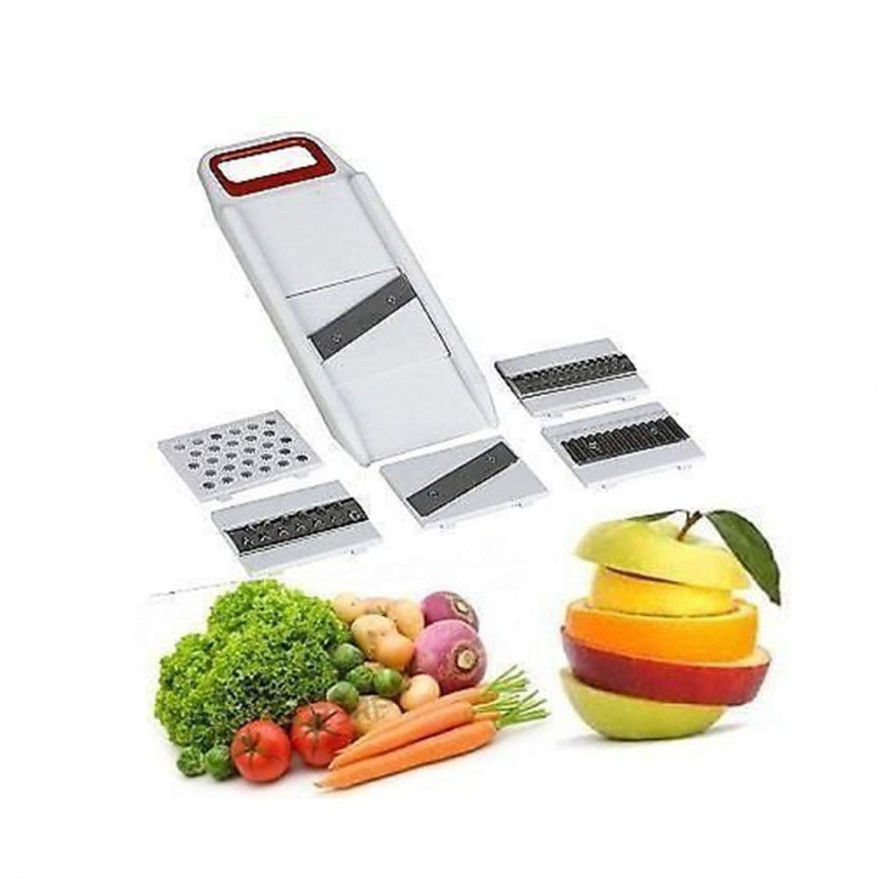 Picture of Multipurpose Unbreakable Plastic 6 In 1 Slicer & Grater, With Detachable Slicers Cutter For Vegetable Cutters Kitchen Dicer