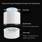 Picture of 360 Degree Black Mosquito Enterprise Smart Home Usb Mosquito Lamp Electric Mosquito Trap Electric Bug Zapper Indoor Led Strong Fan Suction Mosquito Lamp Usb Power (Black Color 1 Pcs)